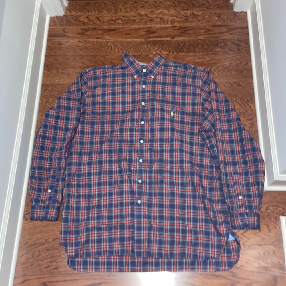 Ralph Lauren Plaid button down - 2XLT